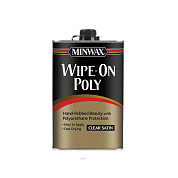 Minwax Wipe-On Poly Satin (База: Clear / Прозрачный, Qts 0,946 л.)