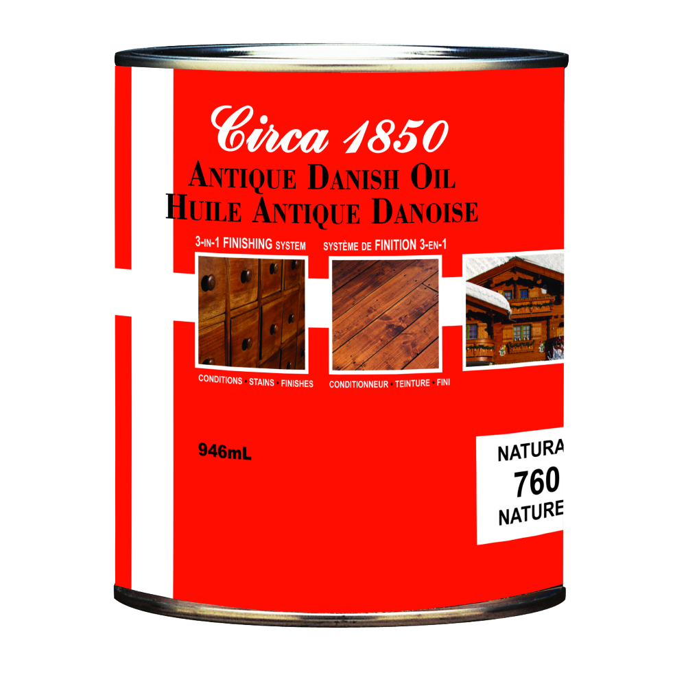 Circa 1850 Antique Danish Oil (768 Coal, Qts 0.946 л.)