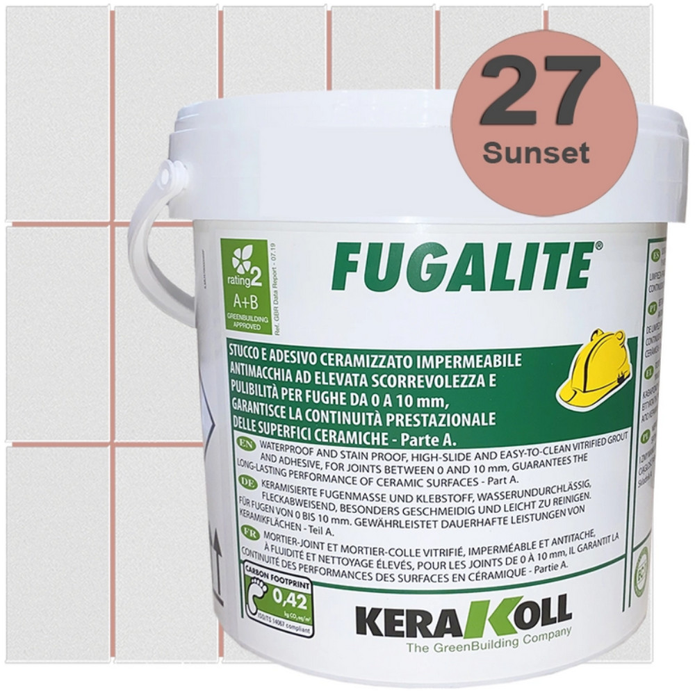 Kerakoll Fugalite Eco (27 Sunset (Темно-розовый),3 кг.)