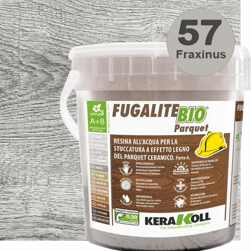 Kerakoll Fugalite Bio Parquet (57 - Fraxinus,3 кг.)