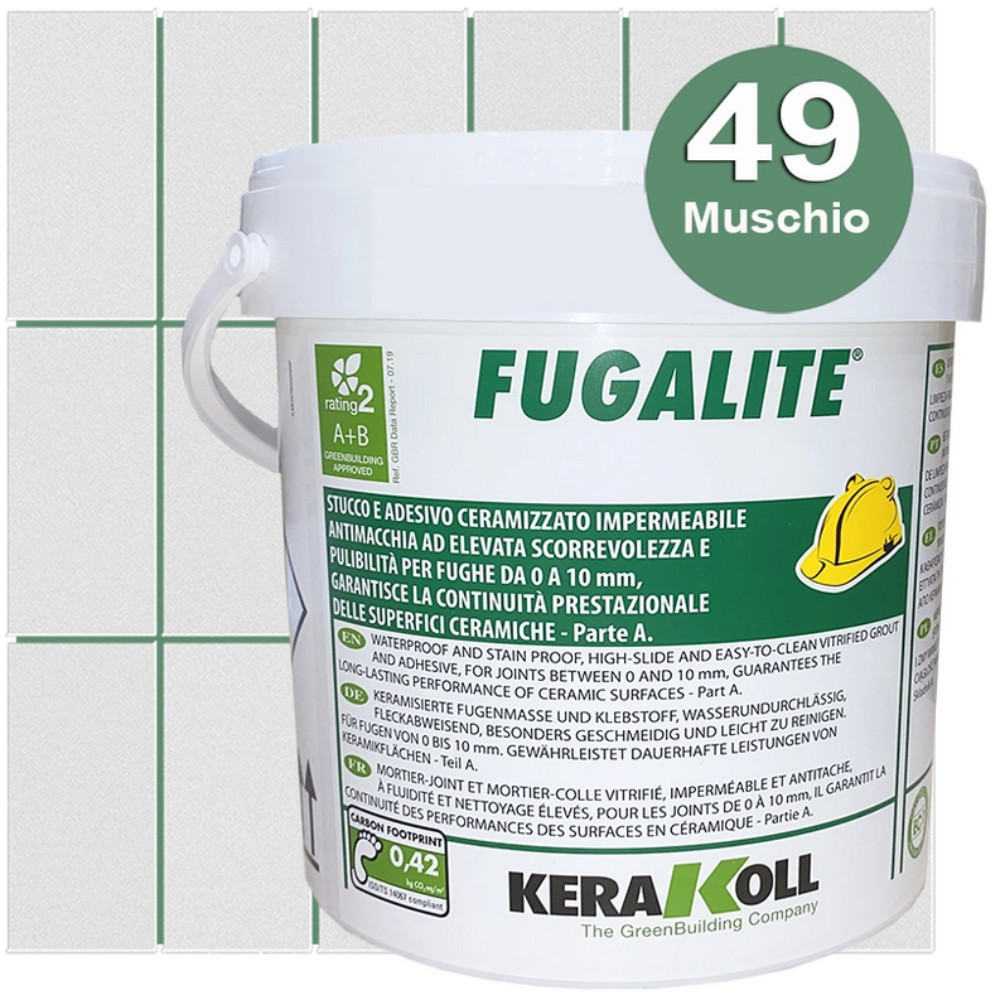 Kerakoll Fugalite Eco (49 Muschio (Зеленый),3 кг.)