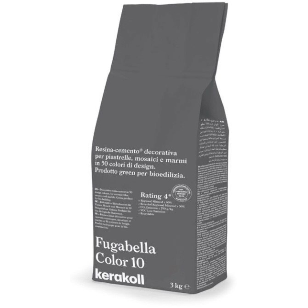 Kerakoll Fugabella Color by Piero Lissoni (10 (Мокрый асфальт), 3 кг.)