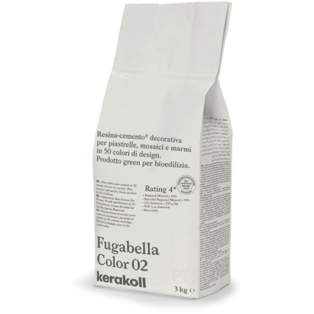 Kerakoll Fugabella Color by Piero Lissoni (02 (Белый), 3 кг.)