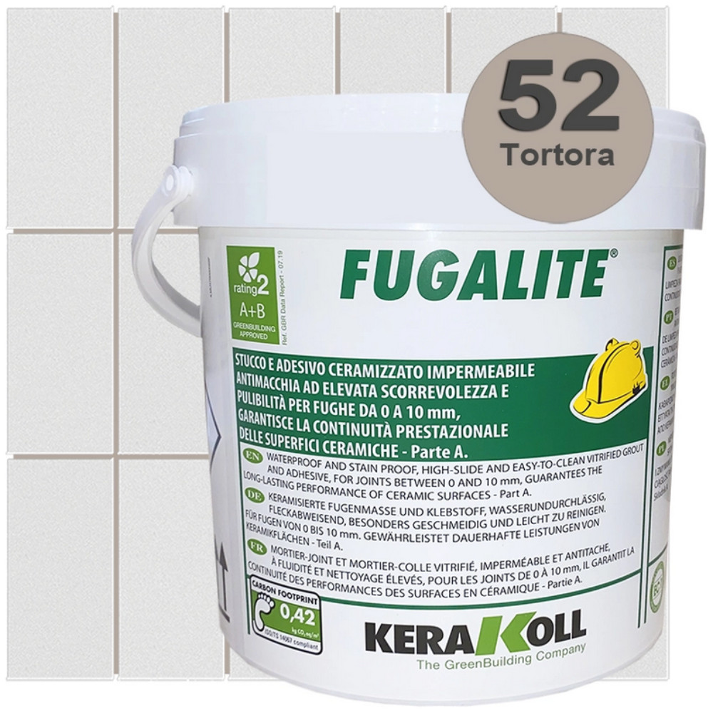 Kerakoll Fugalite Eco (52 Tortora (Бледно-коричневый),3 кг.)