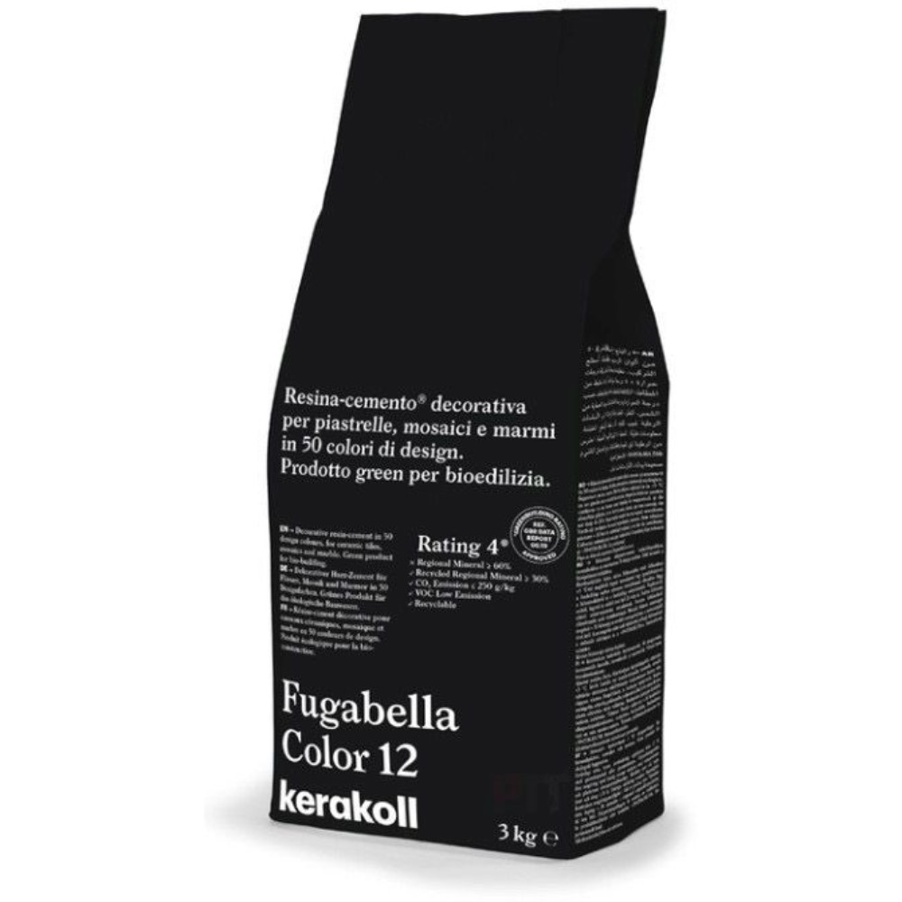 Kerakoll Fugabella Color by Piero Lissoni (12 (Черный), 3 кг.)