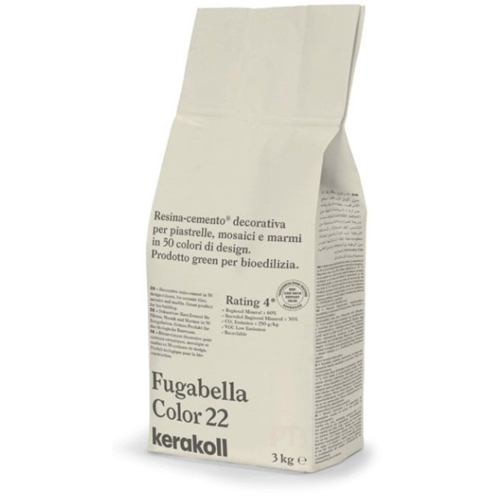 Kerakoll Fugabella Color by Piero Lissoni (22 (Бежево-белый), 3 кг.)