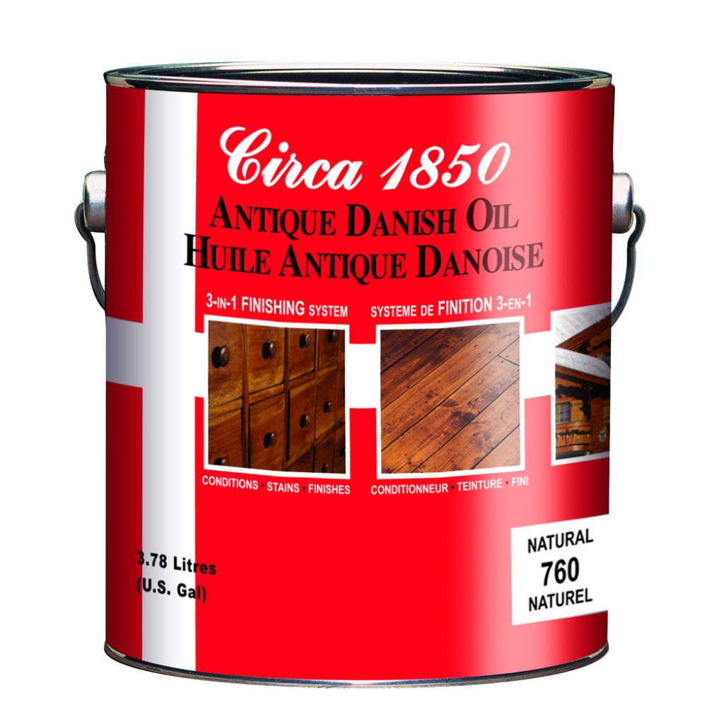 Circa 1850 Antique Danish Oil (760 Natural, gal (US) 3.78 л.)