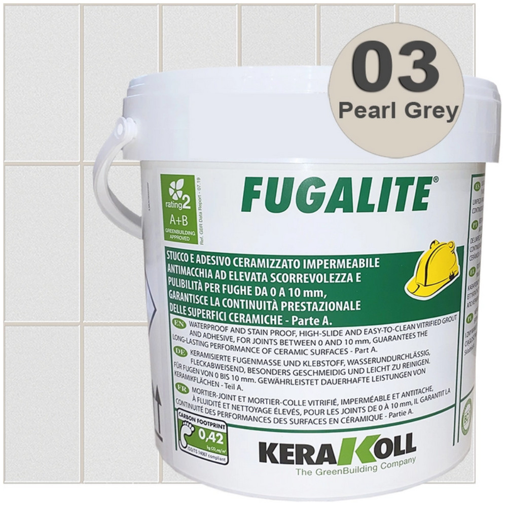 Kerakoll Fugalite Eco (03 Pearl Grey (Жемчужно-серый),3 кг.)