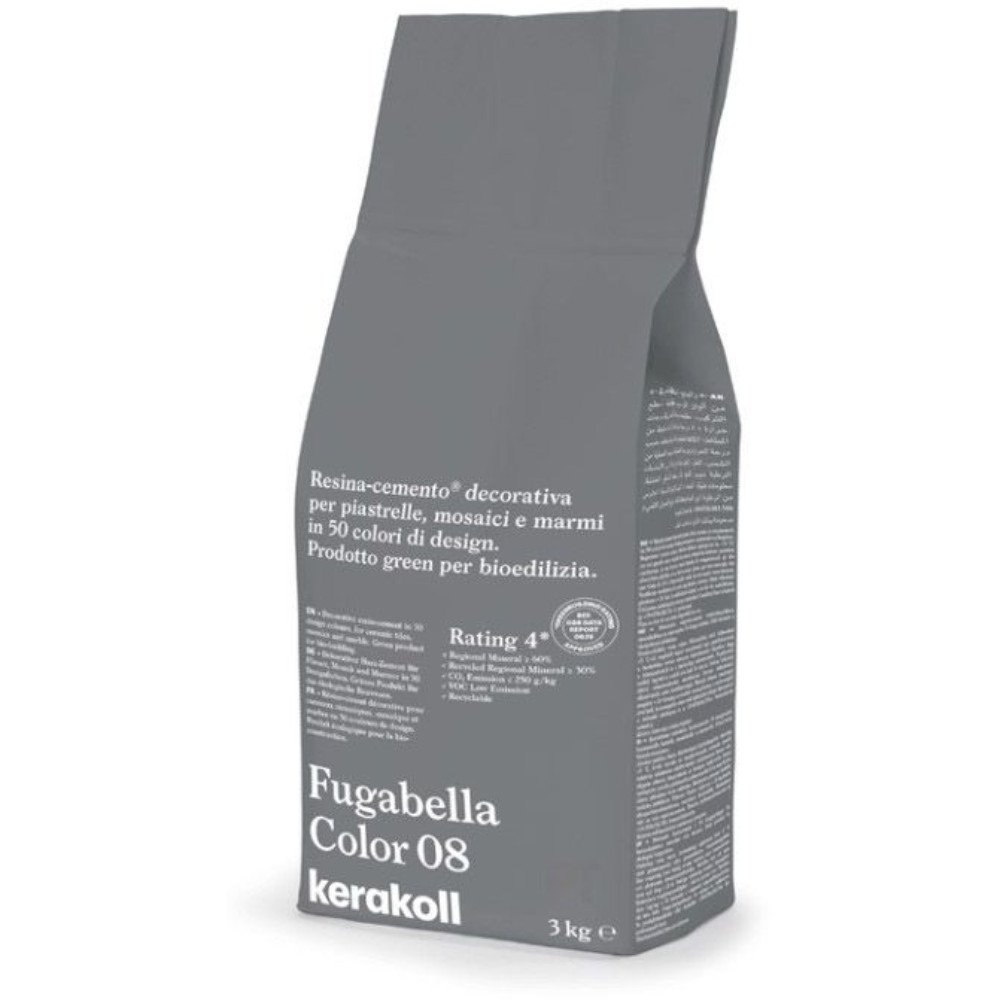 Kerakoll Fugabella Color by Piero Lissoni (08 (Серый), 3 кг.)