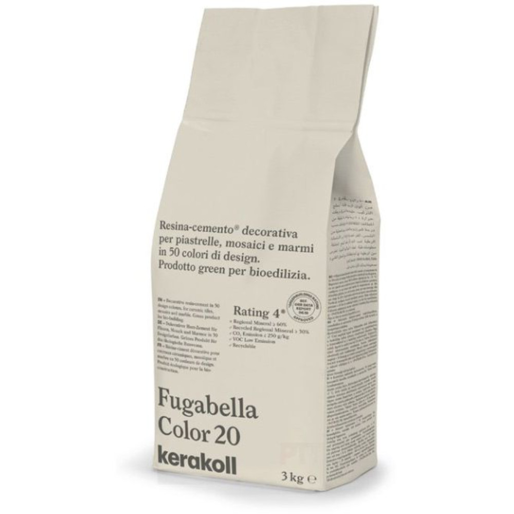 Kerakoll Fugabella Color by Piero Lissoni (20 (Молочно-белый), 3 кг.)