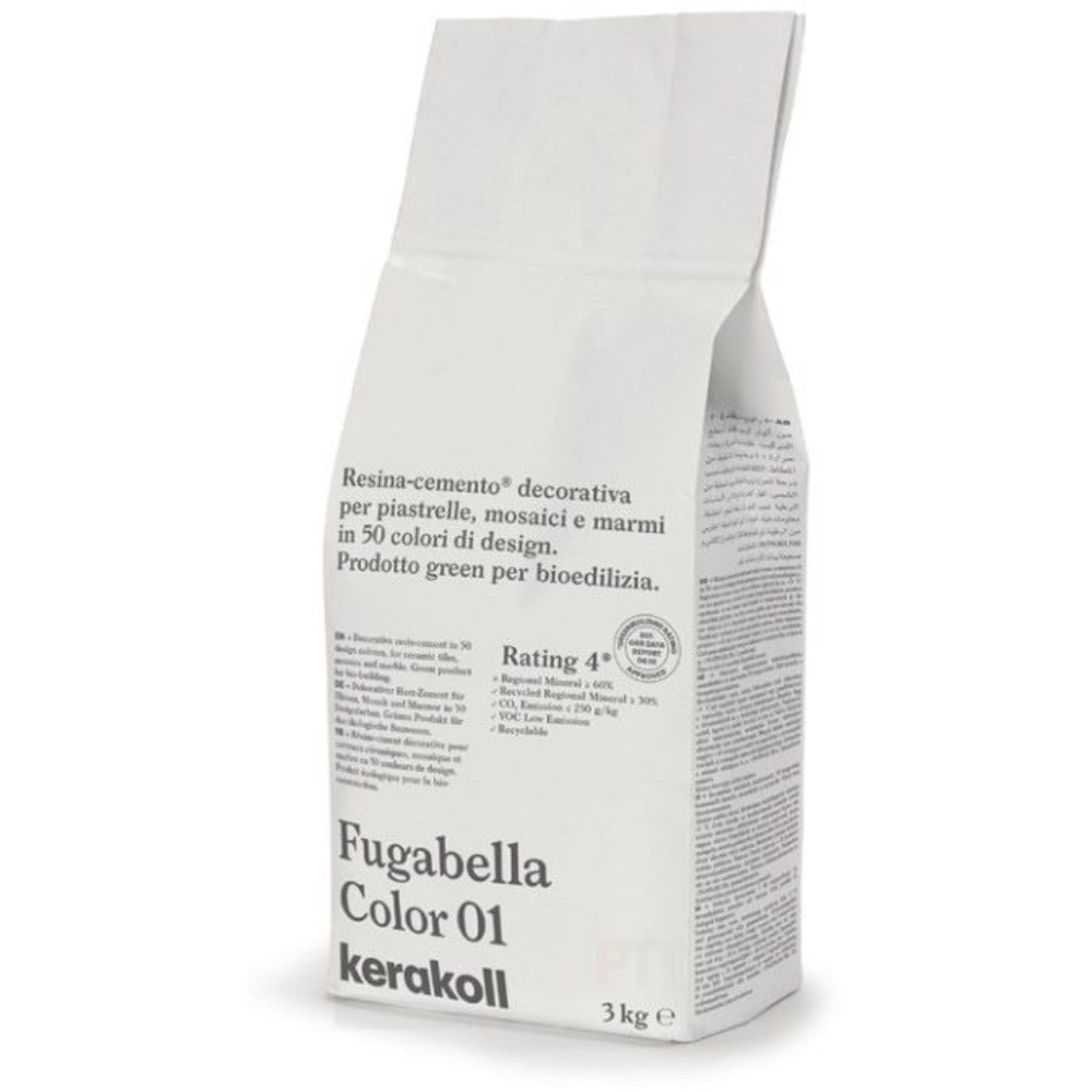 Kerakoll Fugabella Color by Piero Lissoni (01 (Снежно-белый), 3 кг.)