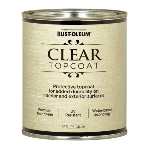 Rust-Oleum Metallic Accents Clear Topcoat