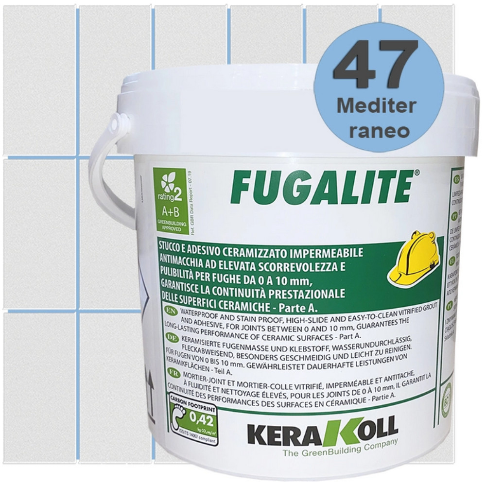 Kerakoll Fugalite Eco (47 Mediterraneo (Голубой),3 кг.)