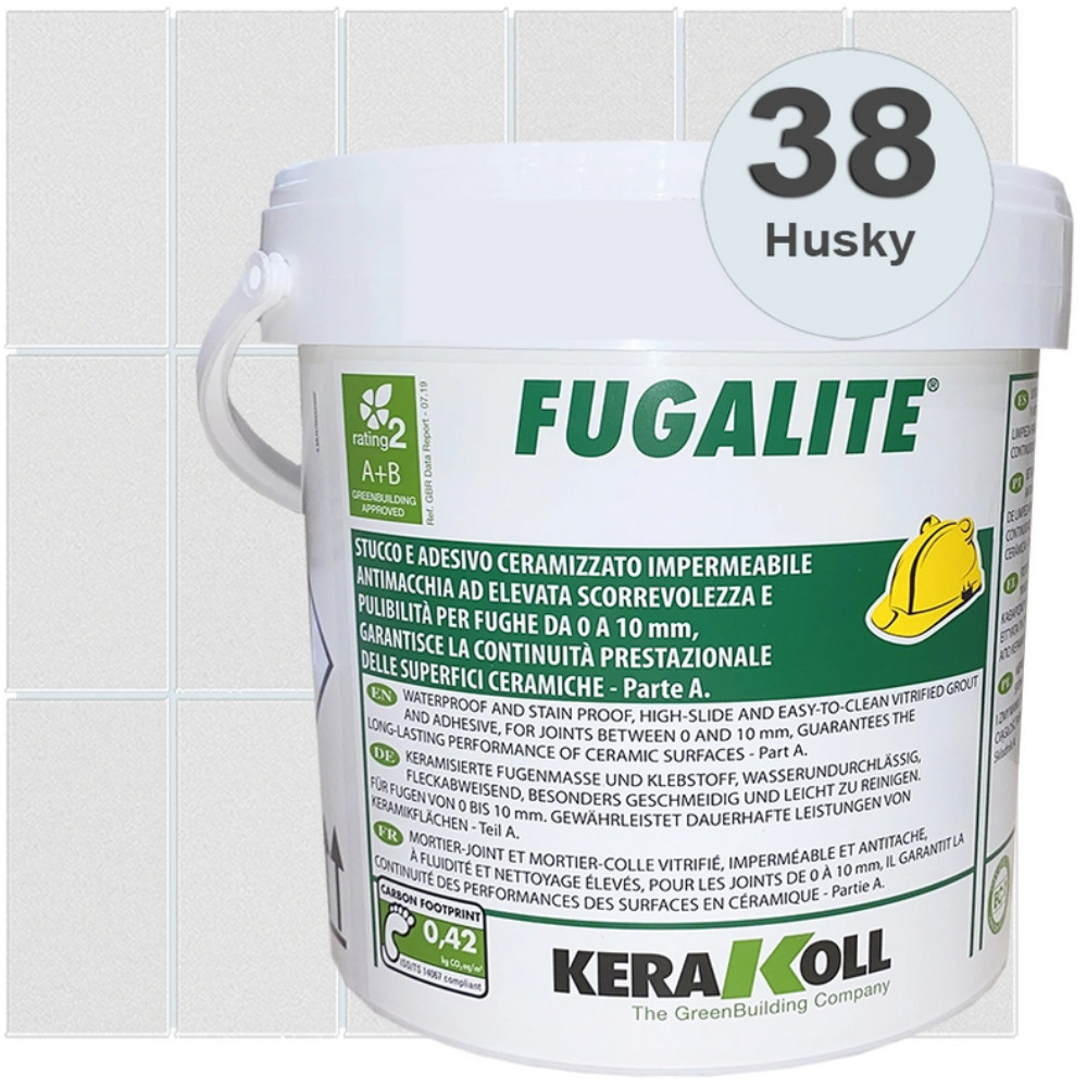 Kerakoll Fugalite Eco (38 Husky (Светло-голубой),3 кг.)