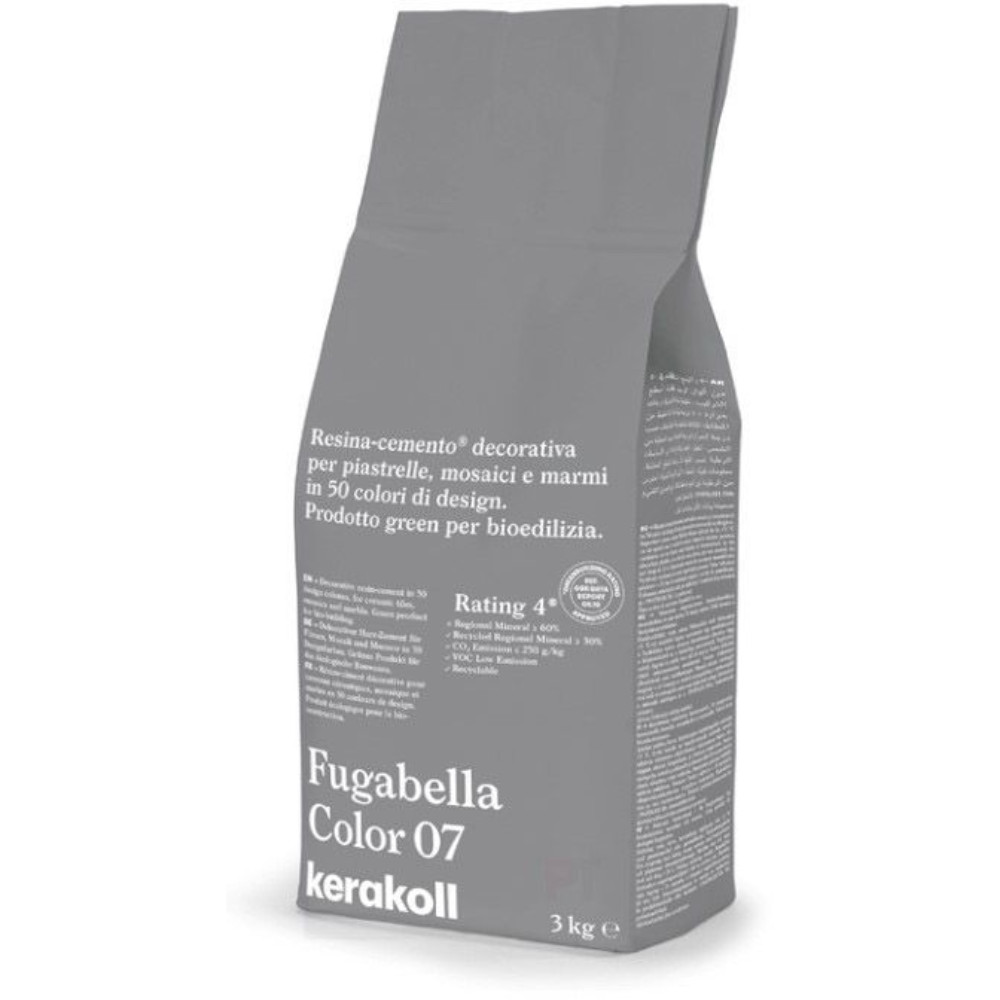 Kerakoll Fugabella Color by Piero Lissoni (07 (Серый шелк), 3 кг.)