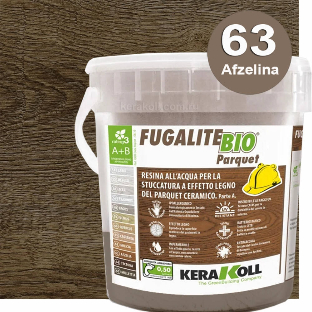 Kerakoll Fugalite Bio Parquet (63 - Afzelia,3 кг.)