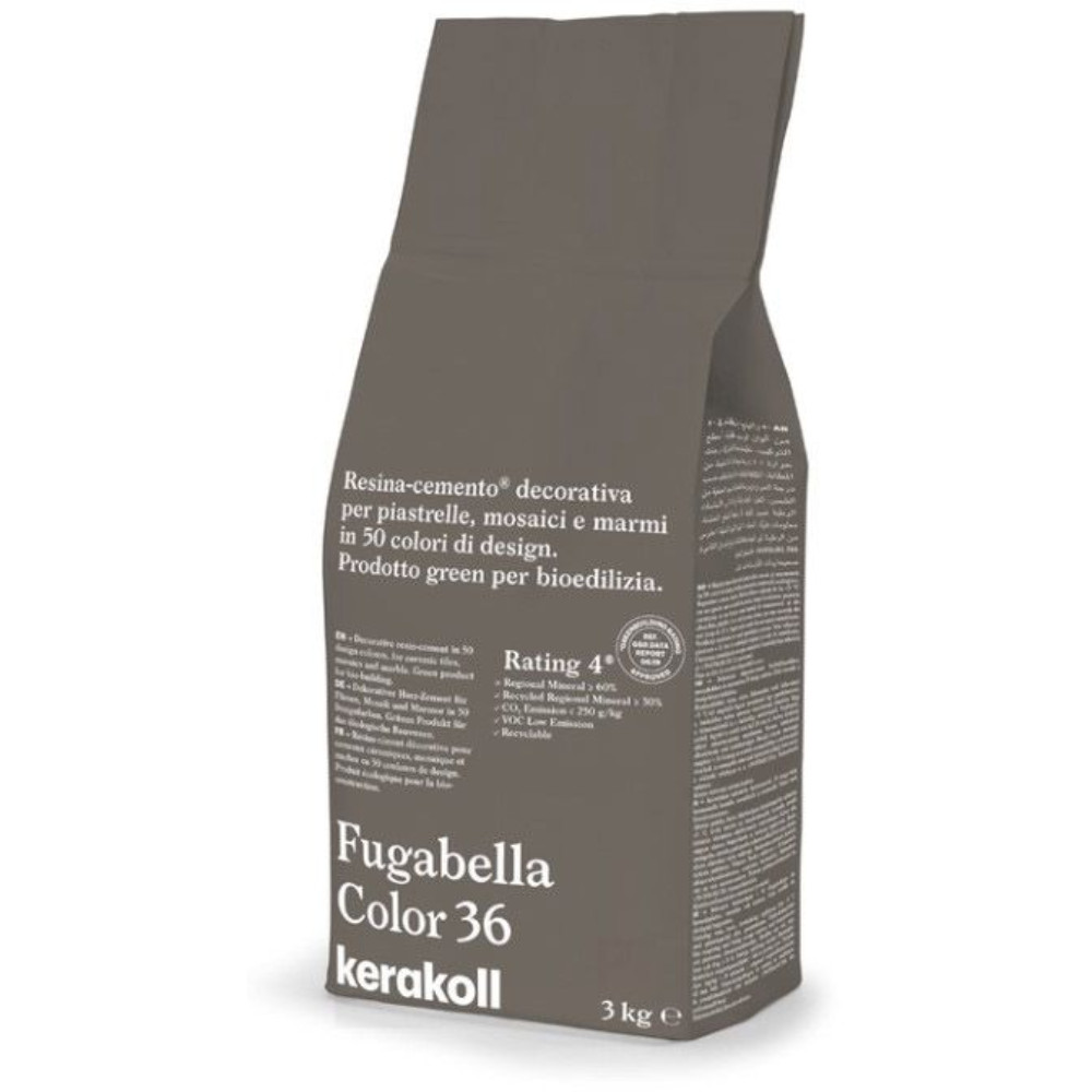 Kerakoll Fugabella Color by Piero Lissoni (36 (Серо-коричневый), 3 кг.)