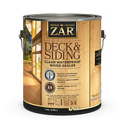 Zar Deck & Siding Clear Waterproof Wood Sealer