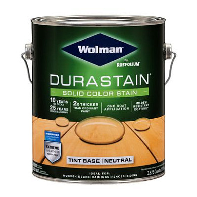 Краска Wolman DuraStain Solid Color Stain для дерева