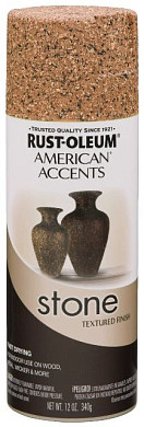 Декоративная краска Rust-Oleum American Accents Stone Spray Paint с эффектом природного камня
