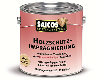 Пропитка Saicos Holzschutz-Impragnierung (9003) для дерева от гниения