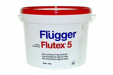 Краска Flugger Flutex 5 для стен и потолков