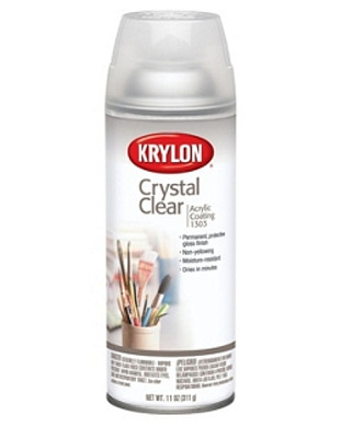 Лак аэрозольный Krylon Color Master Acrylic Crystal Clear матовый нежелтеющий