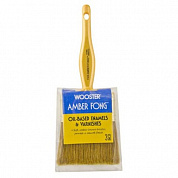 Малярная кисть Wooster Amber Fong для масел и пропиток 1123-1/2/3/4 (3 Inch (7,62 см))