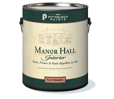 Краска Pittsburgh Paints Manor Hall Interior "Flat Enamel" для стен и потолков