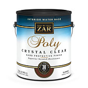 Zar Interior Water Base Poly Crystal Clear