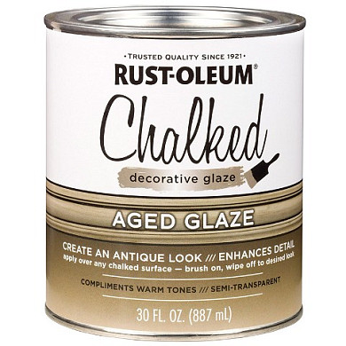 Декоративная краска Rust-Oleum Chalked Decorartive Glaze полупрозрачная глизаль