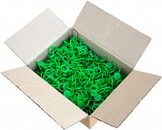 Система выравнивания плитки 3D Крестики СВП зеленые зажимы шов 1,5 мм (500 шт (Коробка))