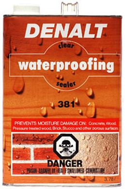 Пропитка Denalt Clear Waterproofing Sealer 381 гидроизоляционная для бетона и камня 