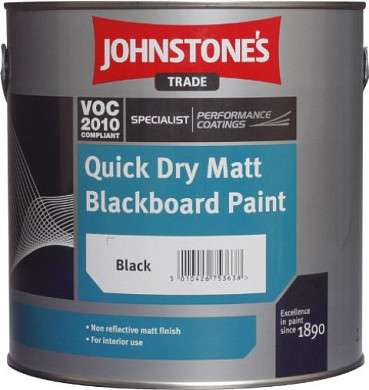 Грифельная краска Johnstone's Quick Dry Matt Blackboard Paint