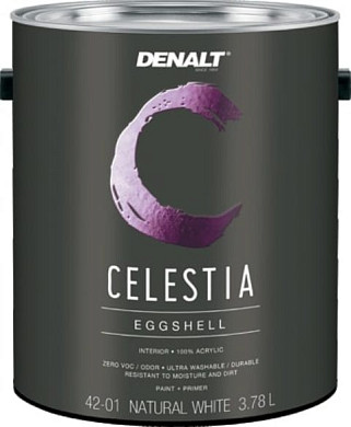 Краска Denalt Celestia 4201 универсальная гипоаллергенная "EggShell"