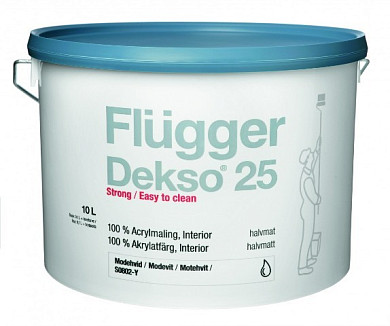 Краска Flugger Dekso 25 для влажных помещений