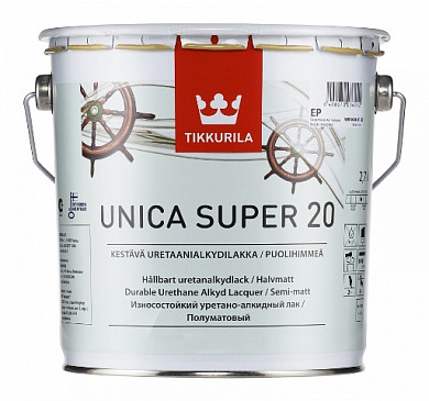 Яхтный лак Tikkurila Unica Super 20