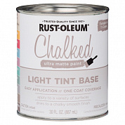 Декоративная краска Rust-Oleum Chalked Ultra Matte Paint с эффектом винтаж (База под колеровку в светлые тона,0,887 л.)