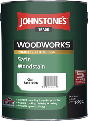 Масло Johnstone's Satin Woodstain для дерева для наружных работ